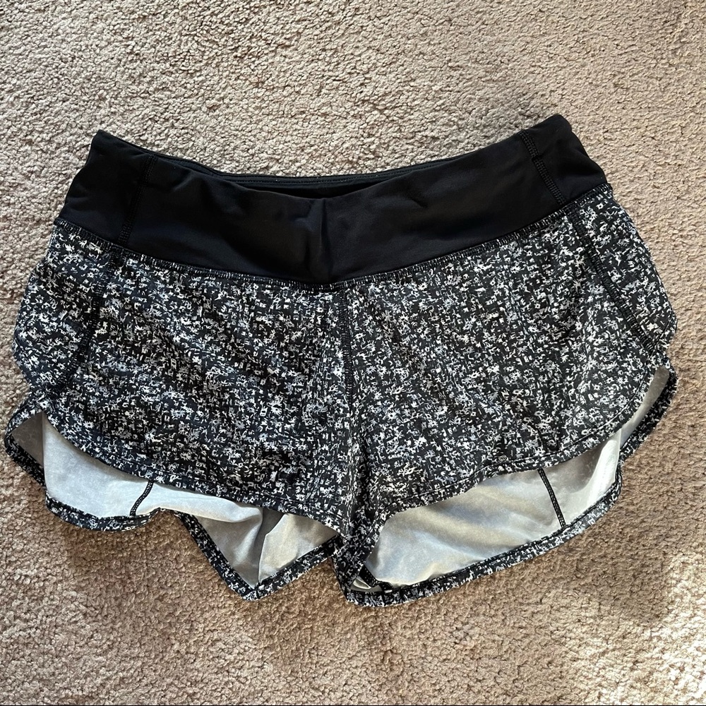 EUC Lululemon speed up low rise size 4